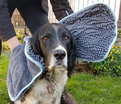 Henry Wag Noodle Glove Dog Drying Towel 80 X 35CM: 80 x35cm