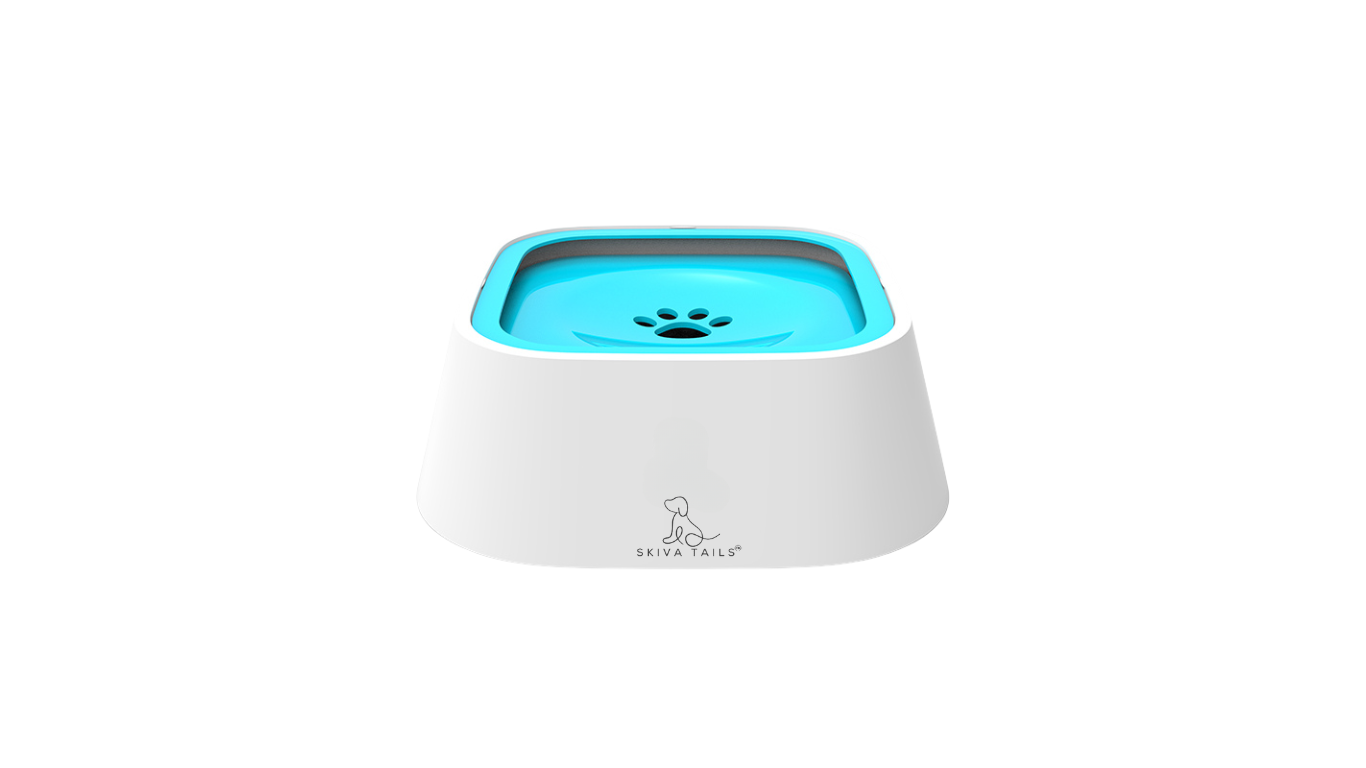 Floating Pet Water Bowl – 1.5L | No-Spill, Slow-Drink, Splash-Proof