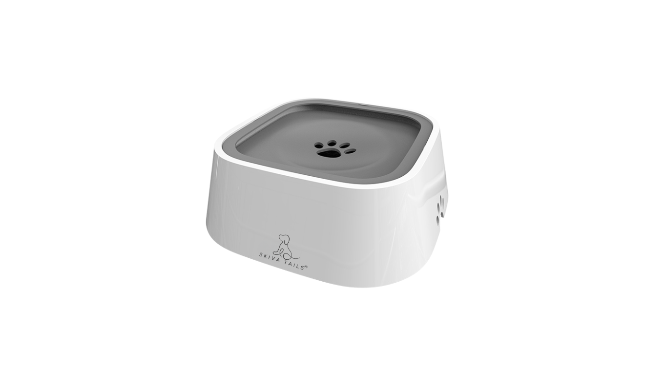 Floating Pet Water Bowl – 1.5L | No-Spill, Slow-Drink, Splash-Proof