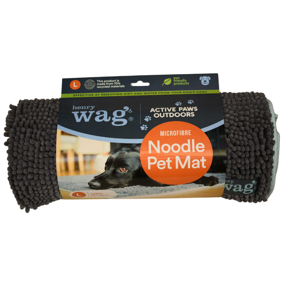 Henry Wag Microfibre Noodle Pet Mat: Medium