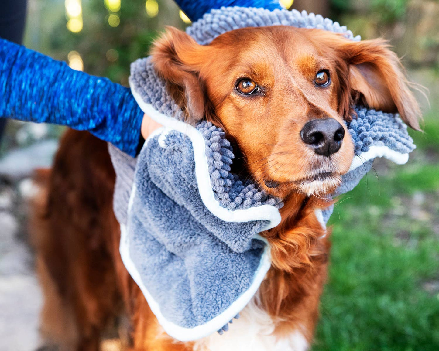 Henry Wag Noodle Glove Dog Drying Towel 80 X 35CM: 80 x35cm