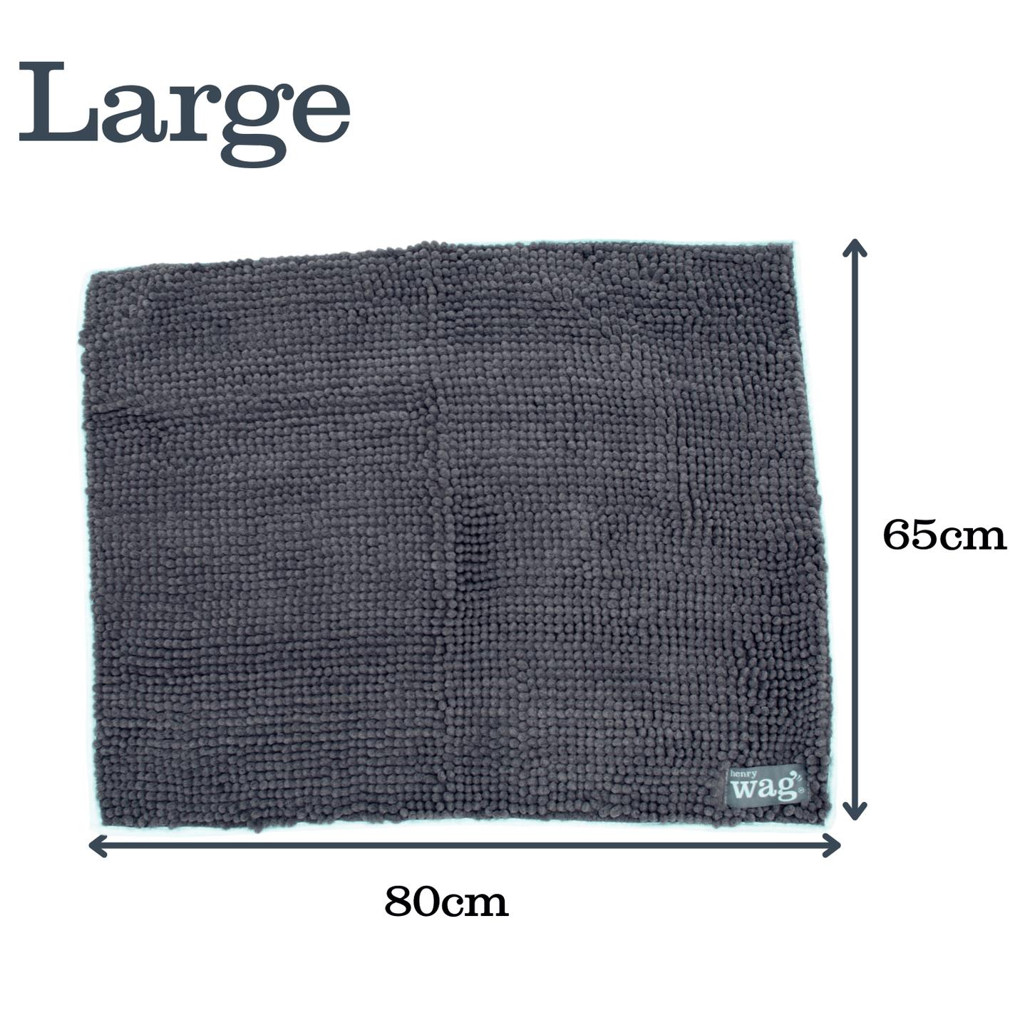 Henry Wag Microfibre Noodle Pet Mat: Medium