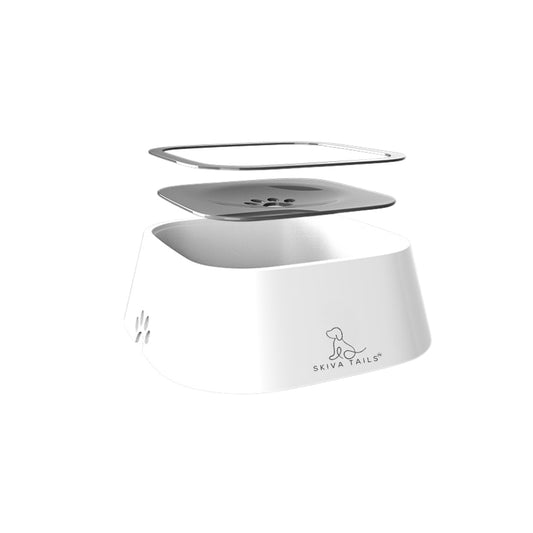 Floating Pet Water Bowl – 1.5L | No-Spill, Slow-Drink, Splash-Proof
